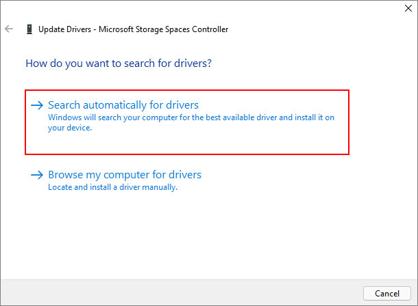update drivers to fix the m.2 not showing error on windows 11