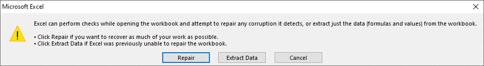 [Solved] The Workbook Cannot Be Opened or Repaired By Microsoft Excel