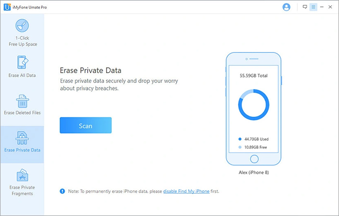imyfone umate pro iphone data eraser free download