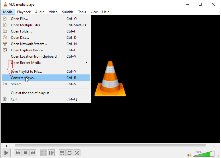 vlc media player convert audio cuts out