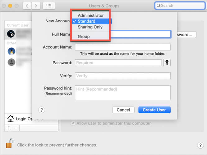 how can i group accounts for quicken in mac