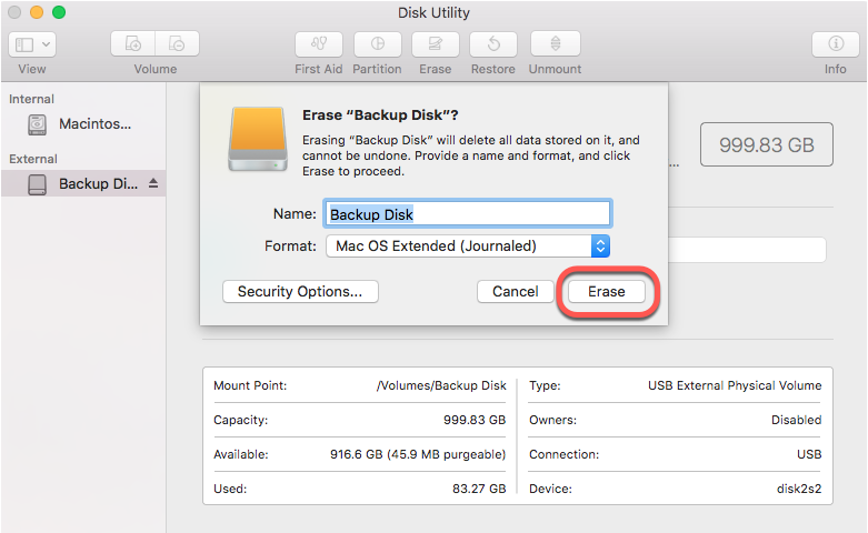 mac diskutility file system check exit code is 8