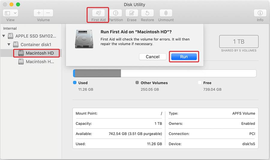 bootable disk utility mac