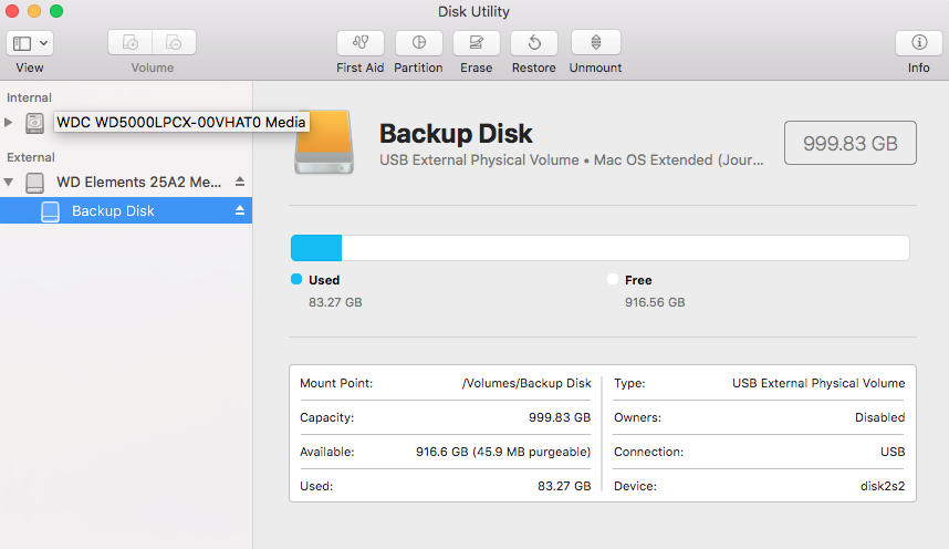 mac os disk utility cannot unmount disk