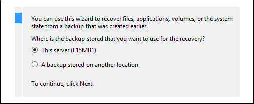 windows server data backup