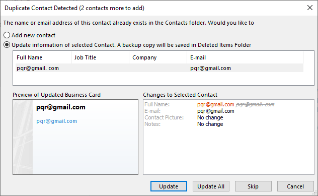 How To Merge Duplicate Contacts In Outlook?