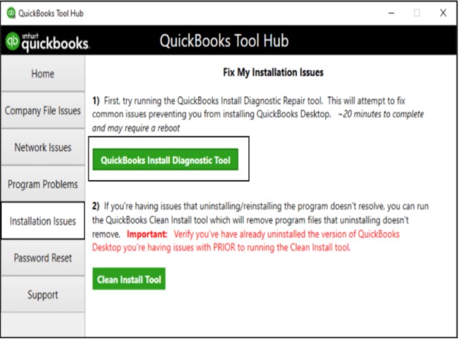 quickbooks log on error avast