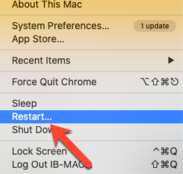 types of mac restart