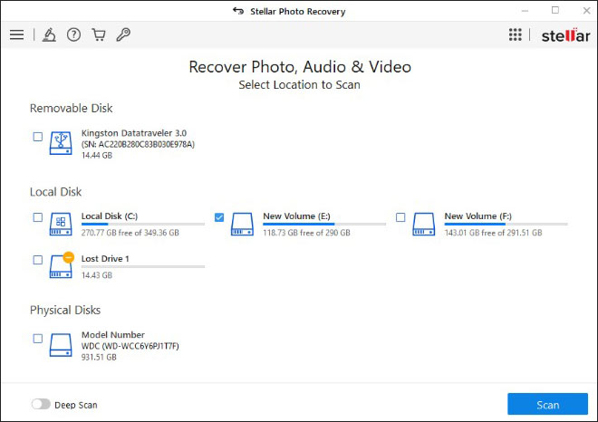 stellar-photo-recovery-select-location