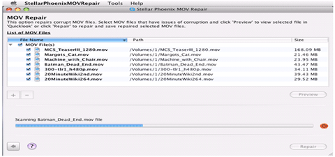 MOV Repair Software