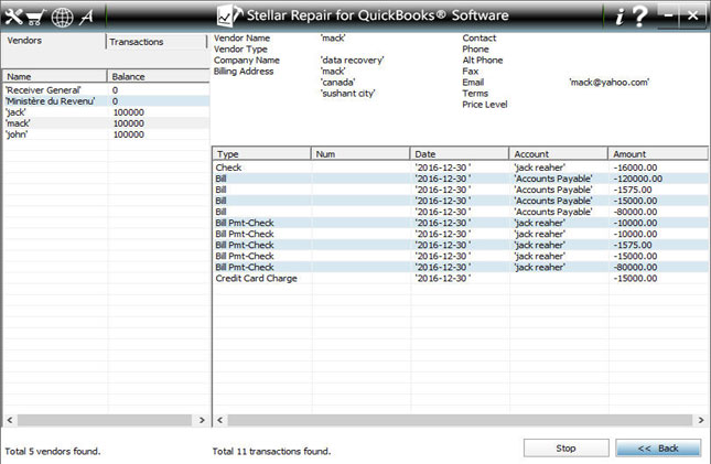 QuickBooks Recovery