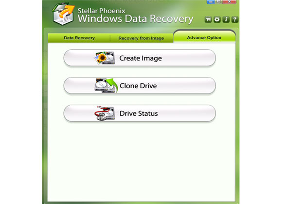 Advanced options - partition recovery