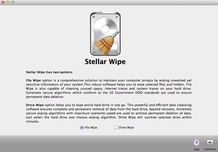 stellar wipe mac